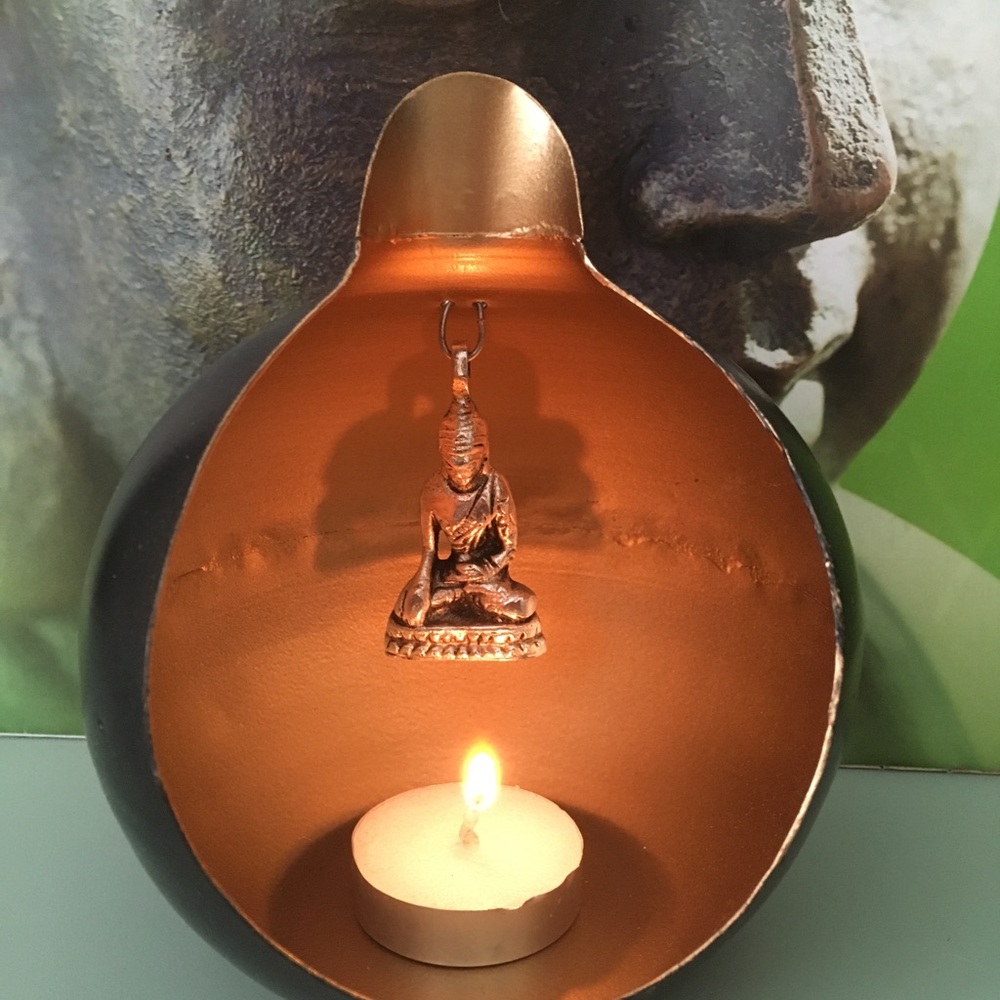 Buddha tea light Holder 📿 - Picture 1 of 4